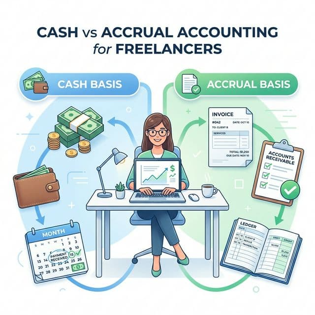 Cash vs Accrual Accounting for Freelancers (2026)